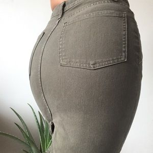 American Apparel Denim Skirt